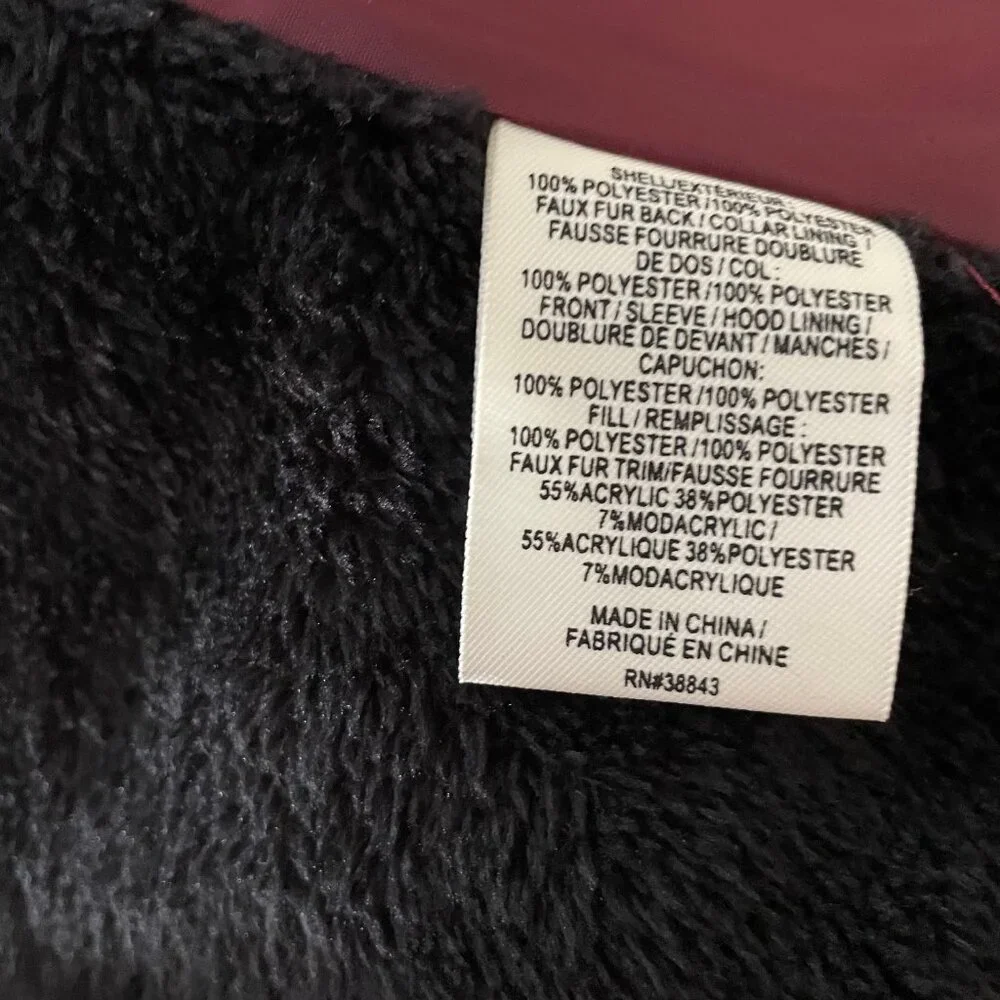 Maralyn & Me - Quilted Coat - Wine Red - NWT - Picture 8 of 11